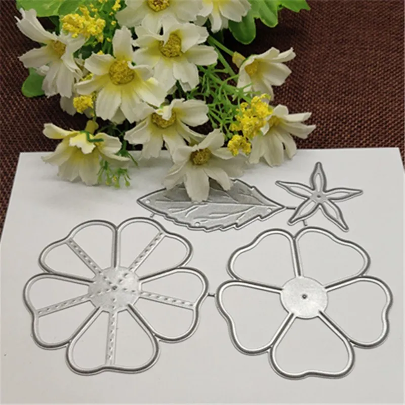 Красивые хризантемы и мозаика комбинированные декоративные металлические