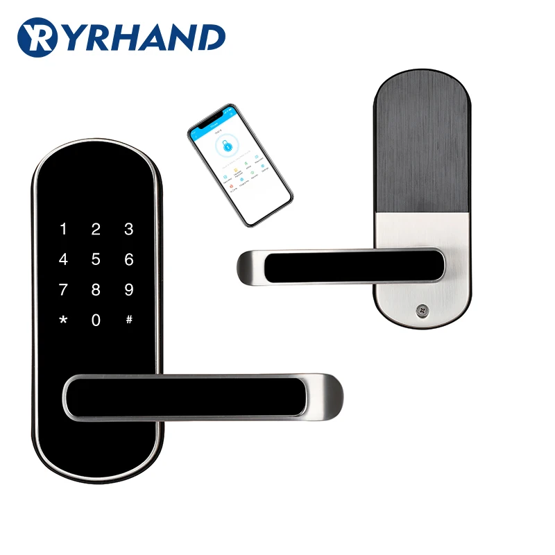 TTlock приложение отпечатков пальцев Умный Замок, wifi приложение Водонепроницаемая Кнопка pincode клавиатура электронный дверной замок, биометрический замок дистанционного управления