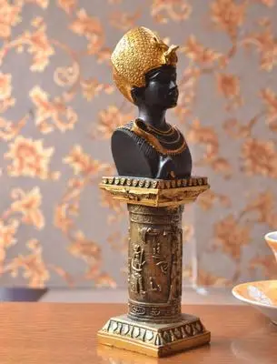 

Creativep haraoh's portrait of ancient Egypt after the decoration home king tutankhamun's portrait living room hotel statue