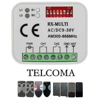 telcoma gate garage door remote control receiver duplicator 433mhz cloning telcoma door phone key duplicator