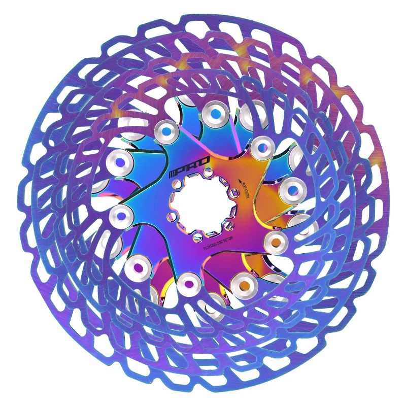 Цветной тормозной диск IIIPRO для горного велосипеда алюминиевый сплав шесть