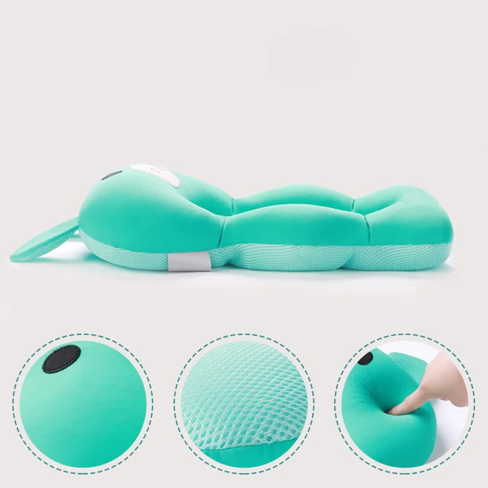 Детская ванна портативный хлопковый детский Коврик для ванны безопасная