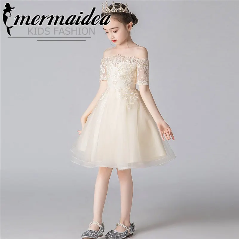 Для маленьких девочек благородное пышное платье принцессы для дня рождения
