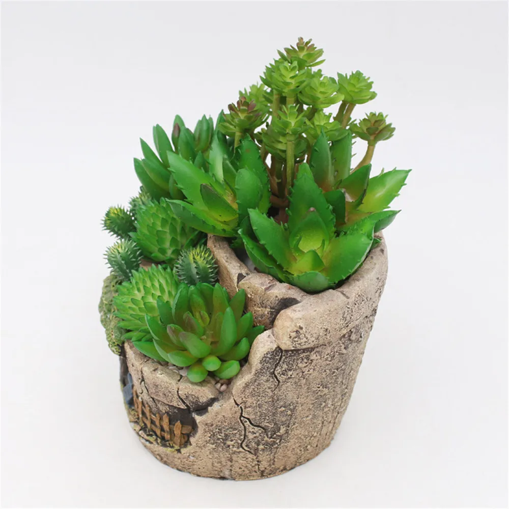 Искусственные суккуленты зеленые в горшках сделай сам искусственные растения из