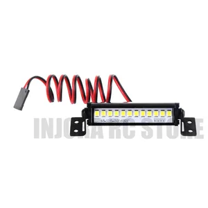 Металлический супер яркий светильник DG12LED 55 мм, 1 шт., балка для 110 RC Crawler SCX10 90027  SCX10 II 90046 90047 D90