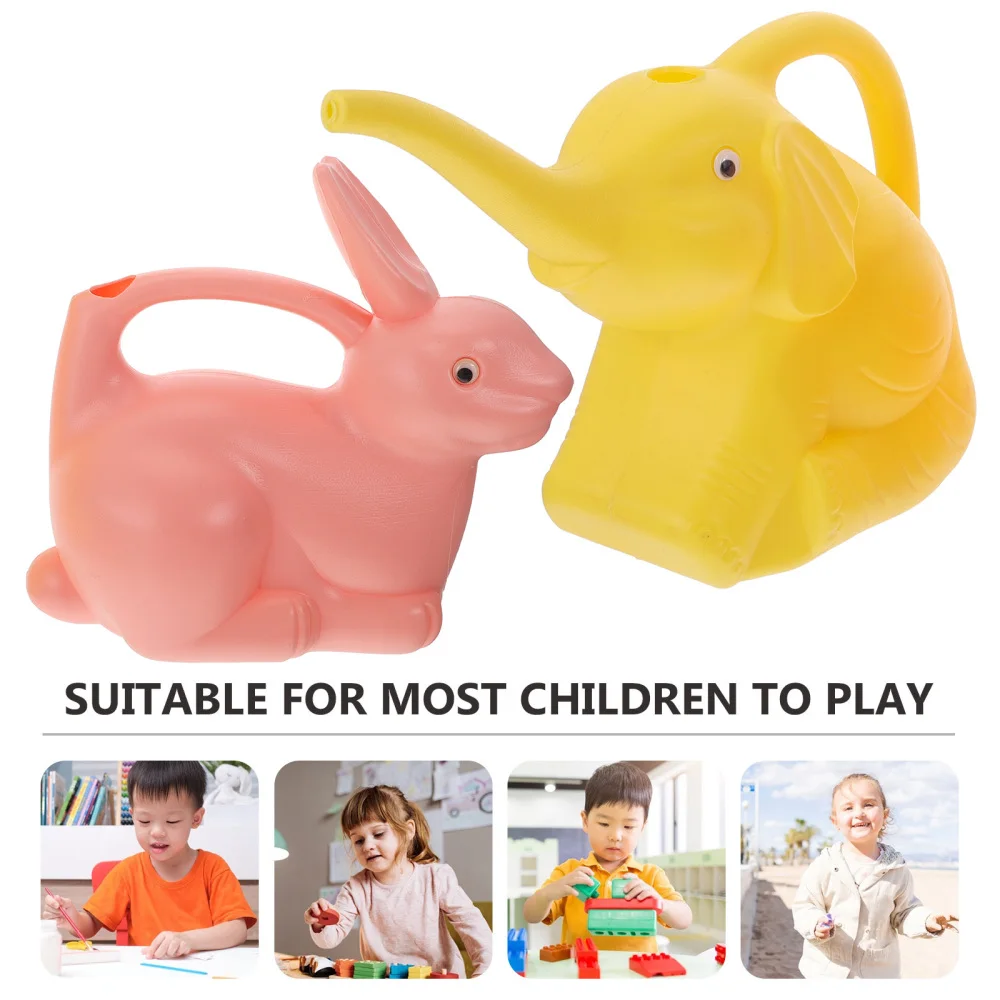 

2Pcs Children Beach Toys Cartoon Watering Pots Kindergarten Game Playthings