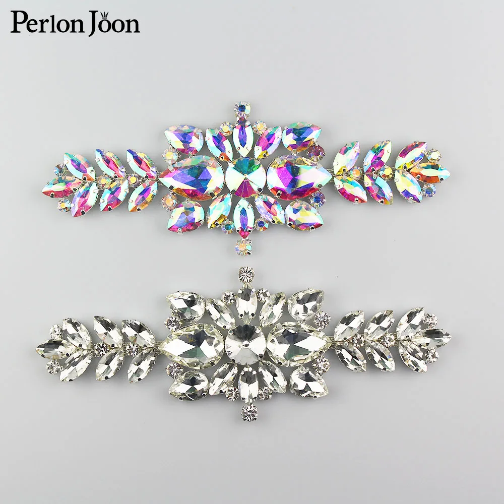 1 шт. кристаллические стеклянные длинные Стразы Ab используемые в рукавах талии