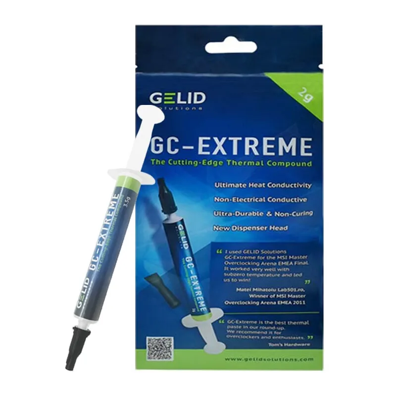 GELID GC-Extreme 2 0g PC AMD Intel CPU теплоотвод паста для вентилятора композитный процессор