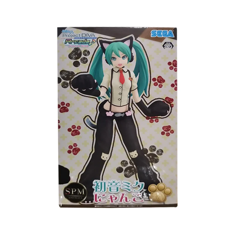 BANDAI Hatsune Mku Cat SPM Lmted Edton Acton fзурчатая модель из ПВХ в коробке декоративная кукла для