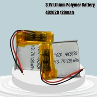 3 7v 120mAh 402020 Lithium Polymer Li-Po Rechargeable Battery For toys GPS MP3 MP4 PAD DVD DIY bluetooth headphone speaker phone