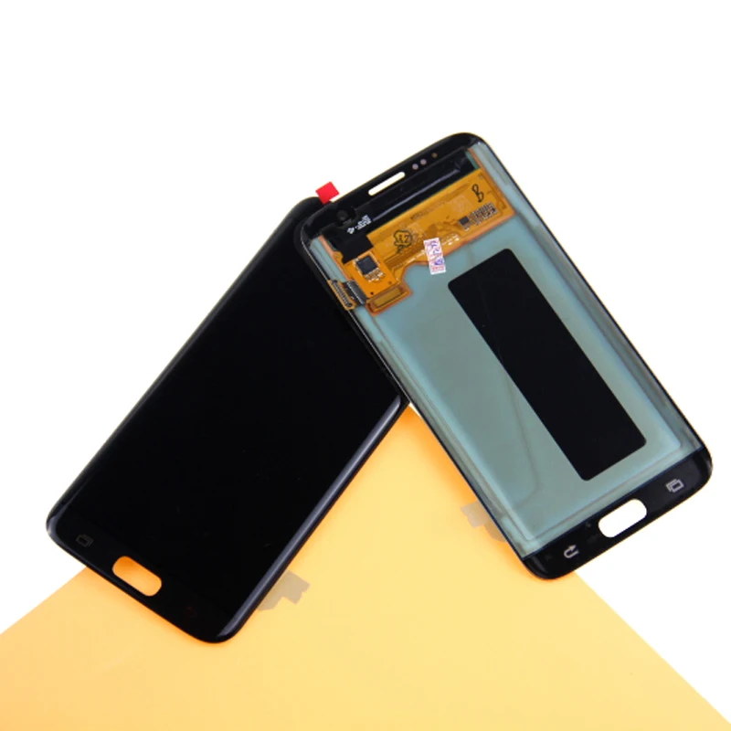 Супер AMOLED дисплей для SAMSUNG GALAXY S7 EDGE G935 G935F ЖК-дисплей сенсорный экран дигитайзер s7