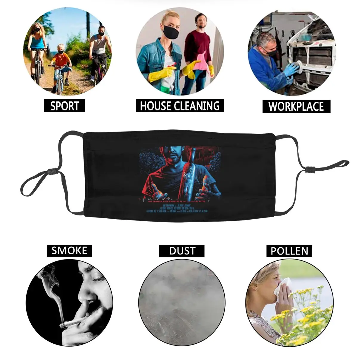 

Movie Poster For Fragmentary Mouth Mask Reusable Respirator Muffle Anti Haze Dust Protection Cover