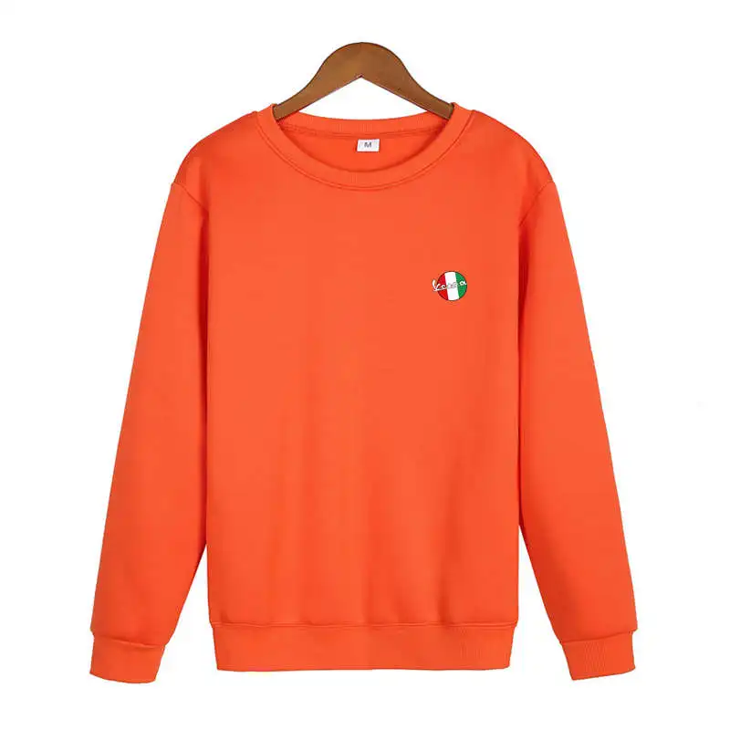

2021 Spring Autumn New VESPA Logo Printing Men's Hoodie Solid Color Hot-Selling Personality Fashion Brand Harajuku Sportswear