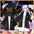 Футболка Game Genshin Impact Keqing Haori, модные летние повседневные костюмы для косплея для мужчин и женщин, крутые костюмы Klee Mona Zhongli Cos