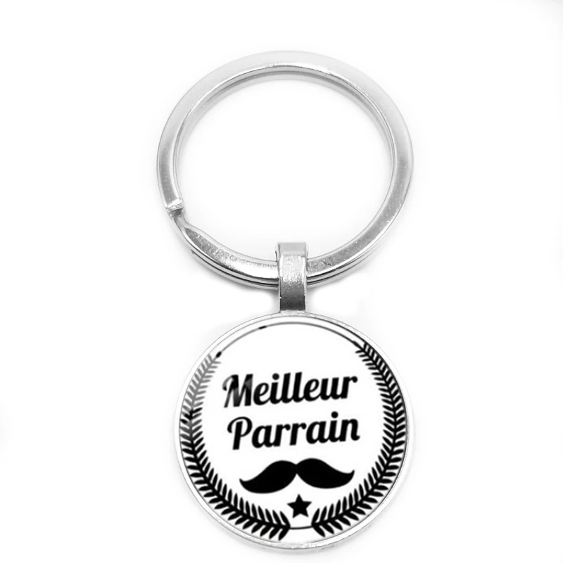 2020 новый супер Parrain элементы букв и с различными узорами брелок Стекло выпуклые