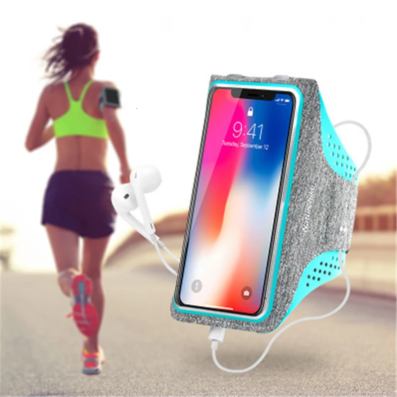 

Naturehike Sports Arm Bag Running Cell Phone Armband Pack Phone Pouch Breathable Ultralight Outdoor Running Arm Bag Gym Running