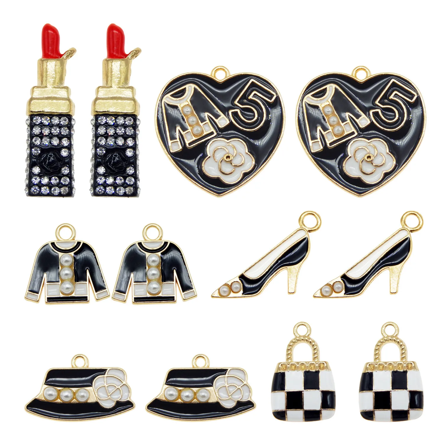 6 шт. Смешанная эмаль женская сумка для девушек под платье заколка сумочка обувь