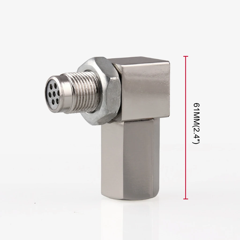 

O2 oxygen sensor angled extender spacer 90 degree bung extension 18mm X1.5