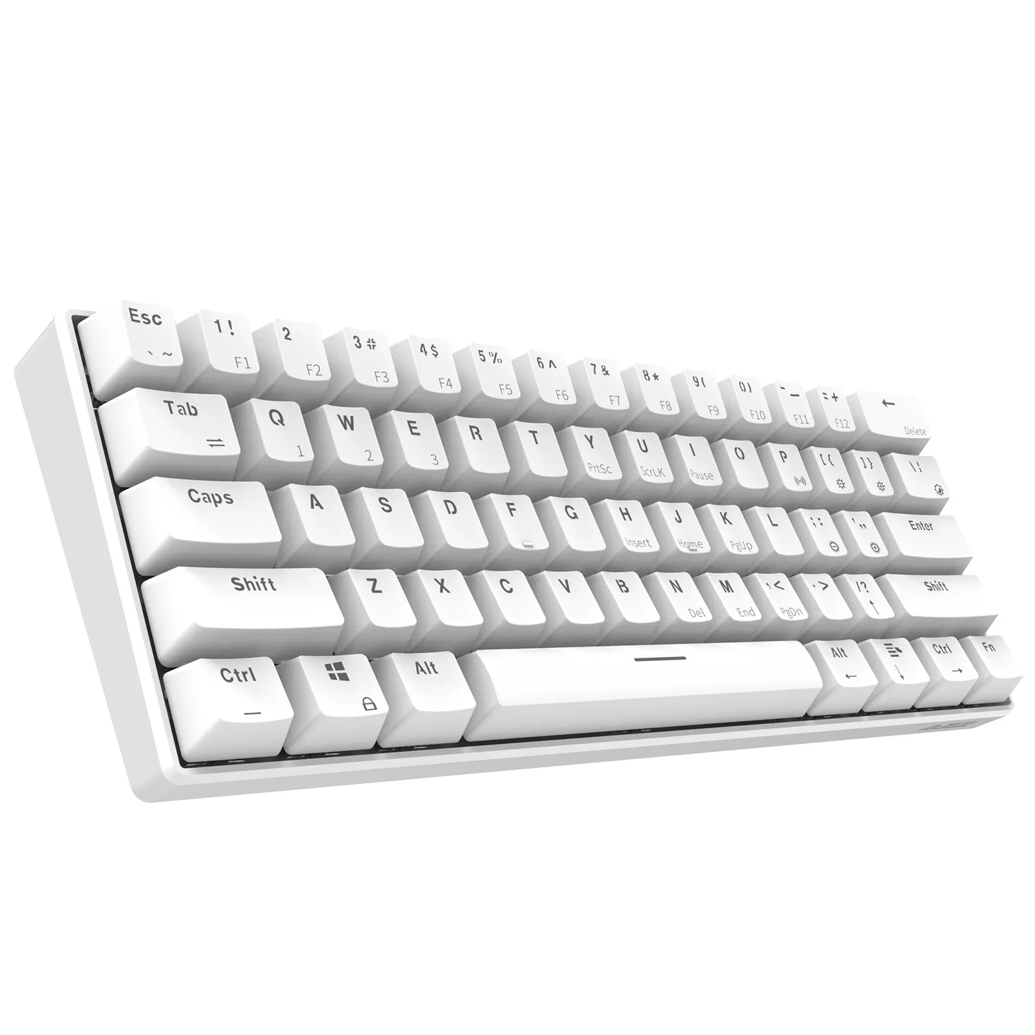 

Ajazz I610T Blue Black Switch 61 Keys Bluetooth USB Connection Mechanical Keyboard For Gamer Office Computer Laptop iPad Type C