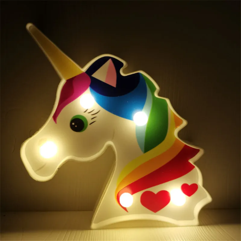 3D ночник в виде фламинго/альпака/единорога подарок на день рождения Детские
