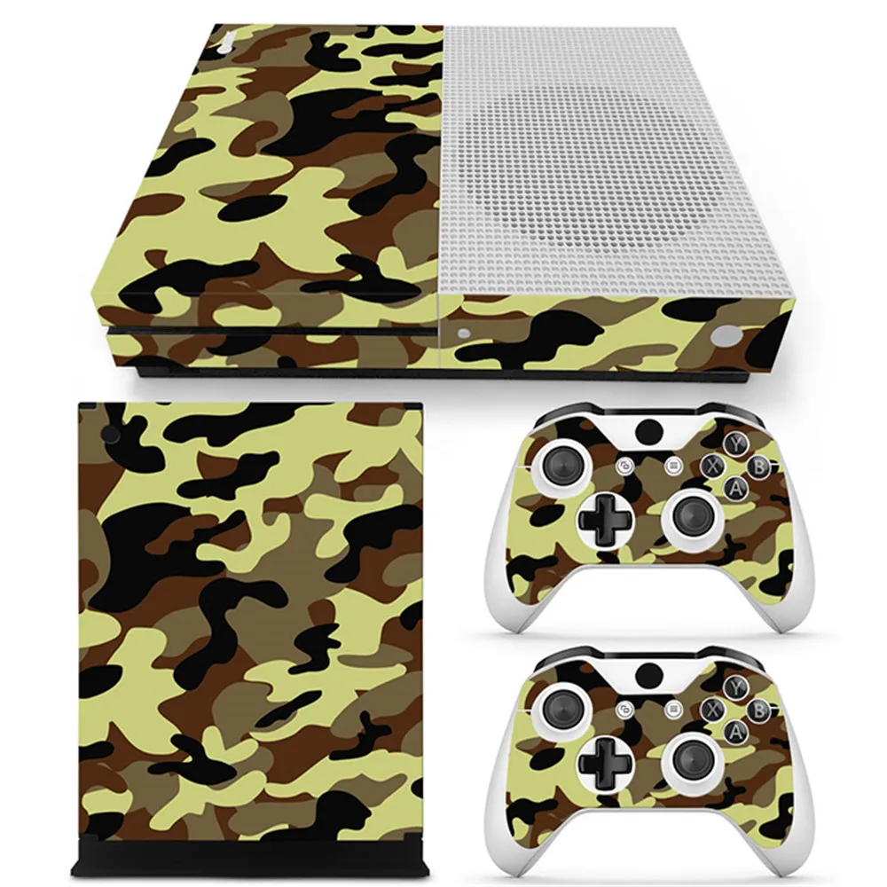 Виниловый чехол Наклейка для Xbox One S консоль и 2 контроллера наклейка s |
