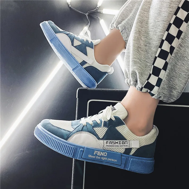 

Мужская повседневная обувь, модная Роскошная Удобная светильник Личная обувь унисекс для скейтбординга, легкая женская обувь на плоской по...