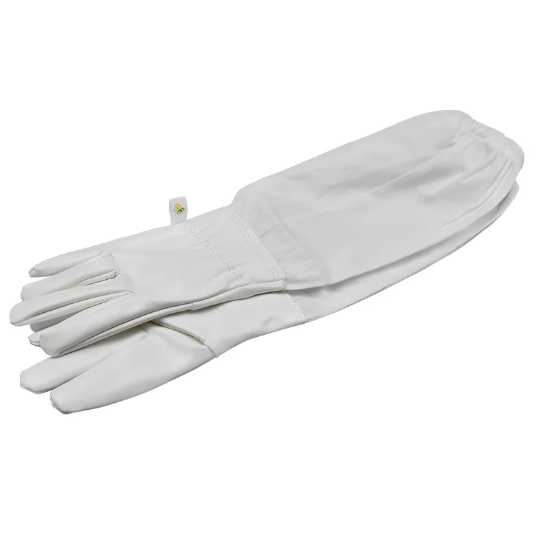 Bee glove XXXL Бренд HArtificial кожа и полиэстер хлопок пчела перчатки вентилируемые профессиональные анти пчела для Apiculture пчеловод улей - Цвет: Bee glove XXXL