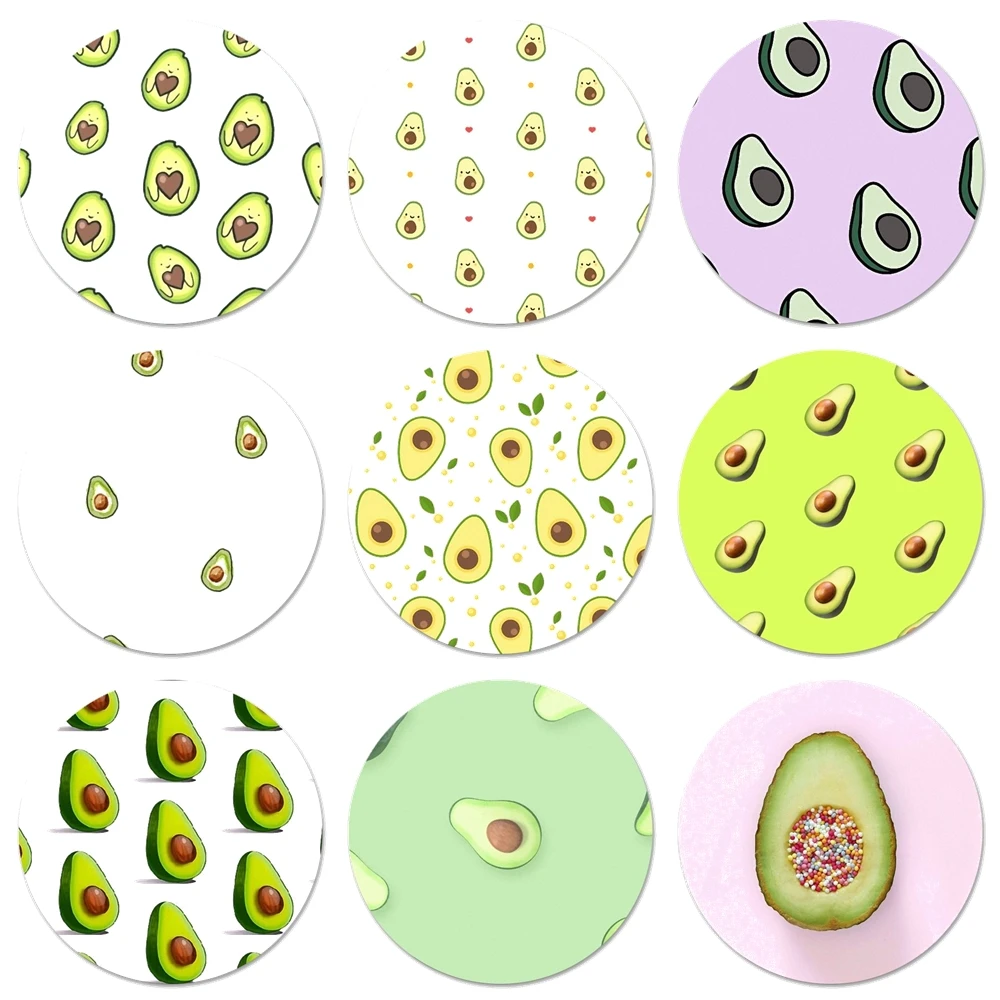 Красочные авокадо значок на булавке декоративные Броши Металлические Значки для