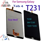 Тест для планшета Samsung Galaxy Tab 4 7,0 ''T231, сенсорный ЖК-дисплей, экран с дигитайзером в сборе