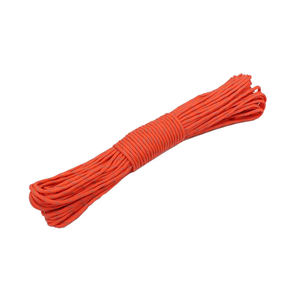 Отражающий свет Paracord 101ft dia.4 мм 7 ядер для скалолазания инструмент выживания в