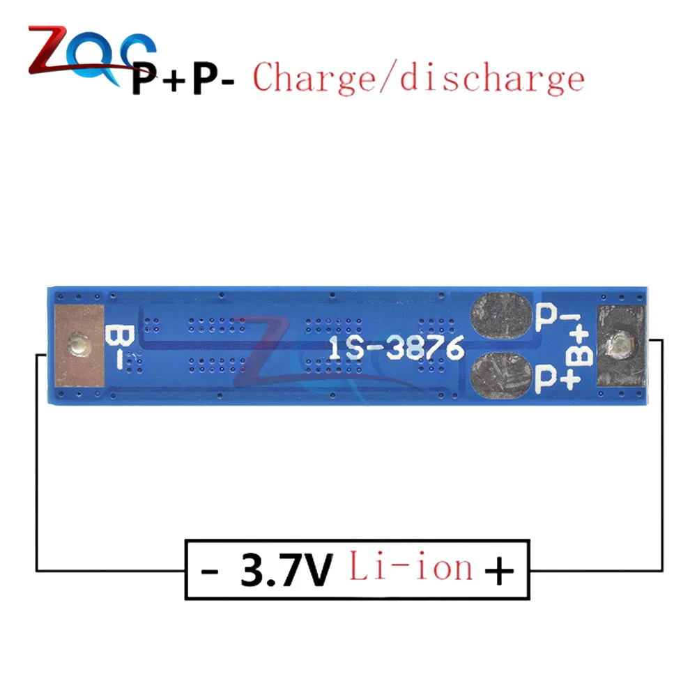 2 шт. защитная плата 1S 5A 3MOS / 10A 4 MOS/ 15A 6MOS Li Ion BMS PCM для модуля литий ионной батареи
