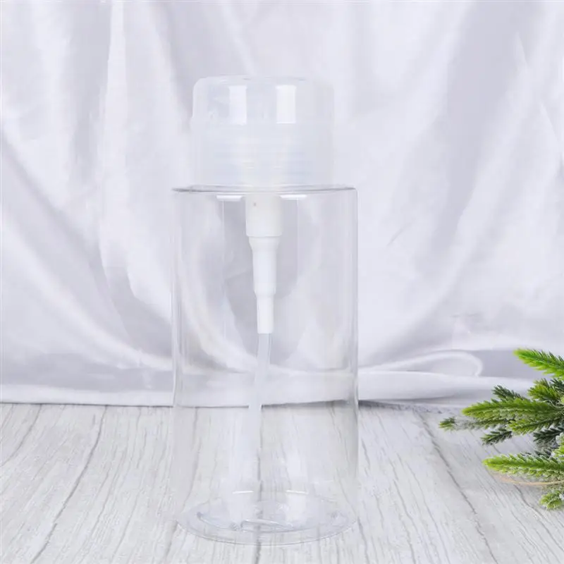 Портативный пустой пластиковый флакон для снятия лака ногтей 300 мл|Многоразовые