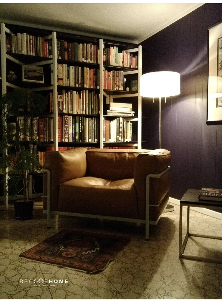 Replica of Le Corbusier Club Chair Sofa / Office Single Seat Lounge Chair