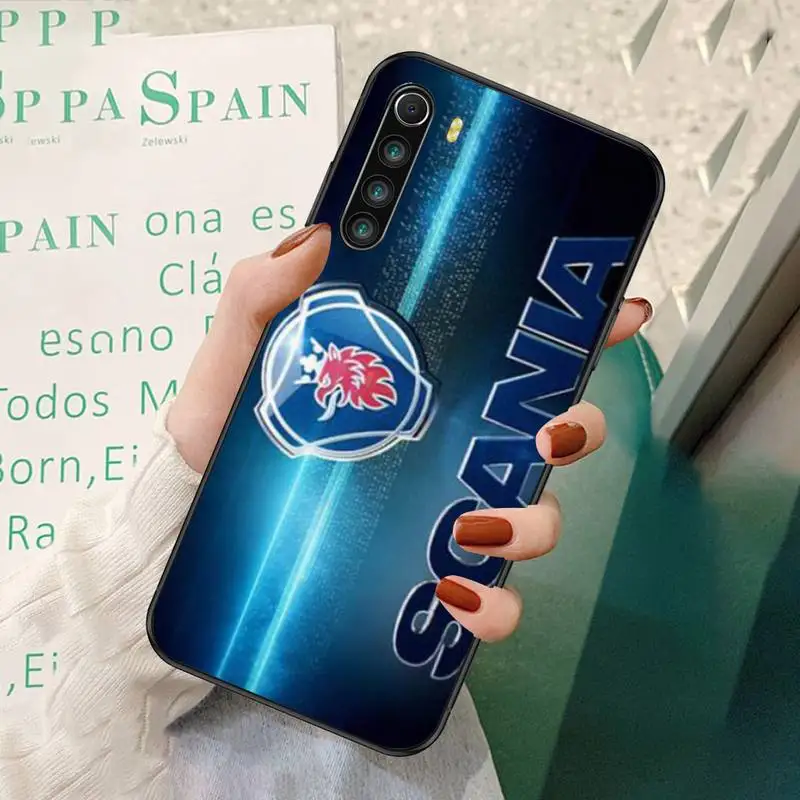 

Scanias Truck Black Soft Phone Cases For Redmi 7 8 9 A K20 30 Pro Note 8 9 Pro 9s