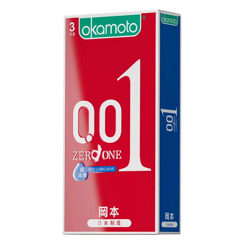 Okamoto Zero One rich смазочный полиуретановый презерватив интимные товары контрацепция