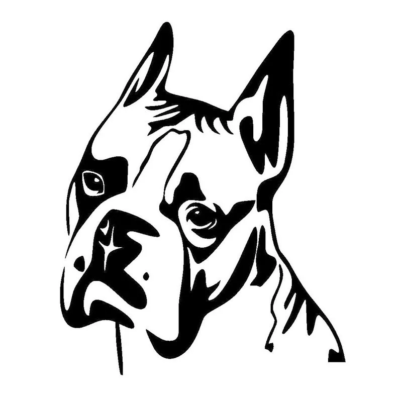 

13.3*16.5CM BOXER Dog Pet High Quality Car Decal Sticker Car Styling Decorative Stickers Windshield Accessories