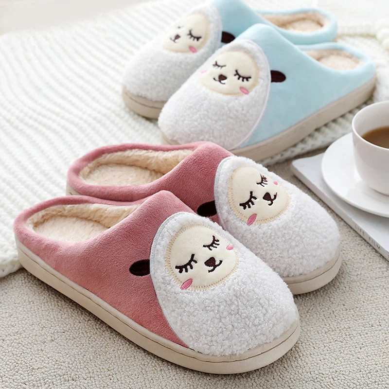 Зимние женские тапочки домашние из овечьей шерсти зимняя теплая Домашняя обувь