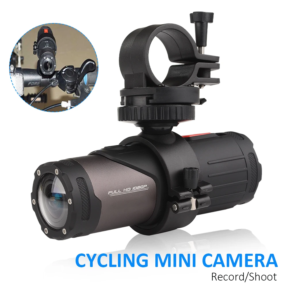 

Sports Camera Waterproof Wide-Angle Action Camera DV Camcorder With Mount Bracket For Bike Motorcycle Outdoor Sports Equipment