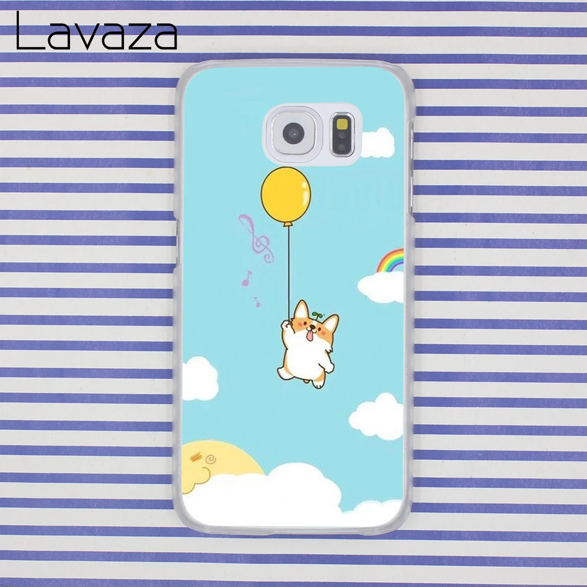 Lavaza Cartoon Welsh Corgi Hard shell Phone Case for Samsung Galaxy A3 A5 2015/2016/2017 and A6 A7 A8 A9 A6plus 2018 |