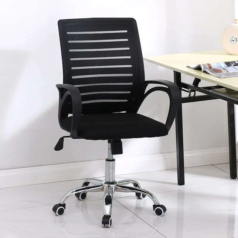 Стул компьютерный игровой с высокой спинкой простой сетчатый для домашнего