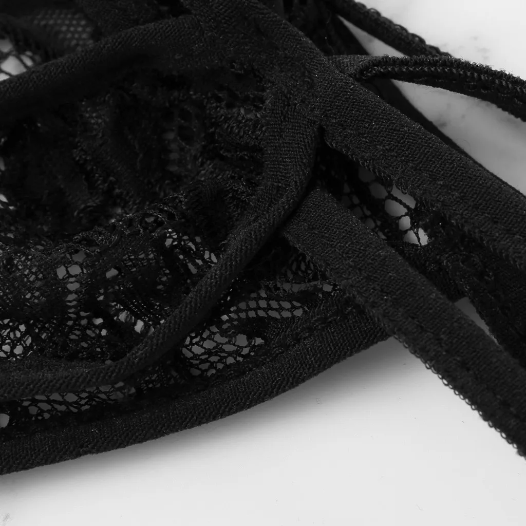 

Erotic Sexy Lingerie Women See-through Lace Sexy Underwear Temptation Three Point Suits Porno Hollow Costumes Bandage Lenceria