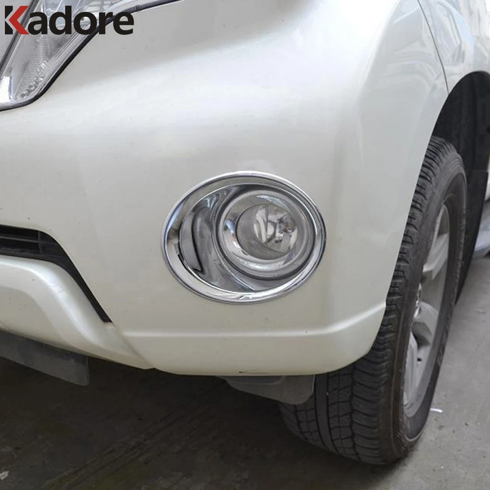 Для Toyota Prado 2014 2015 2016 ABS хромированные передние противотуманные фары светильник
