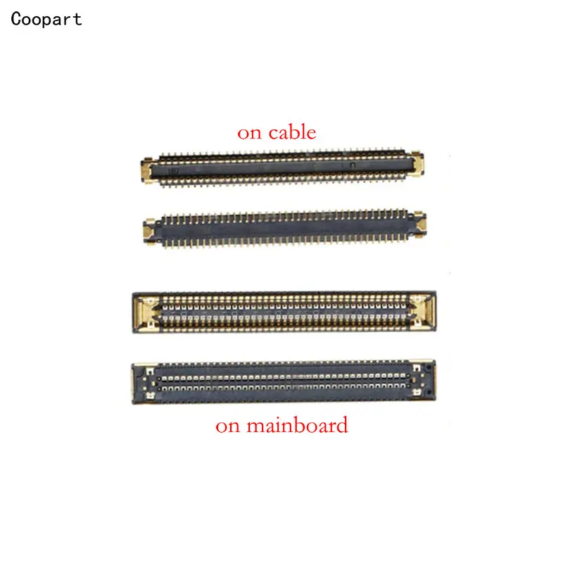 2pcs/lot Coopart New LCD display FPC Connector Port Plug for Samsung Galaxy A12 A125 A125F A125F/DS A72 A725F 78PIN - купить по
