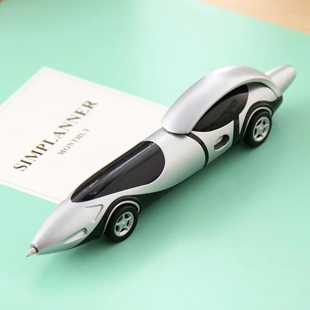 2020 забавная Новинка гоночная машинка шариковая ручка оранжевая начальные призы