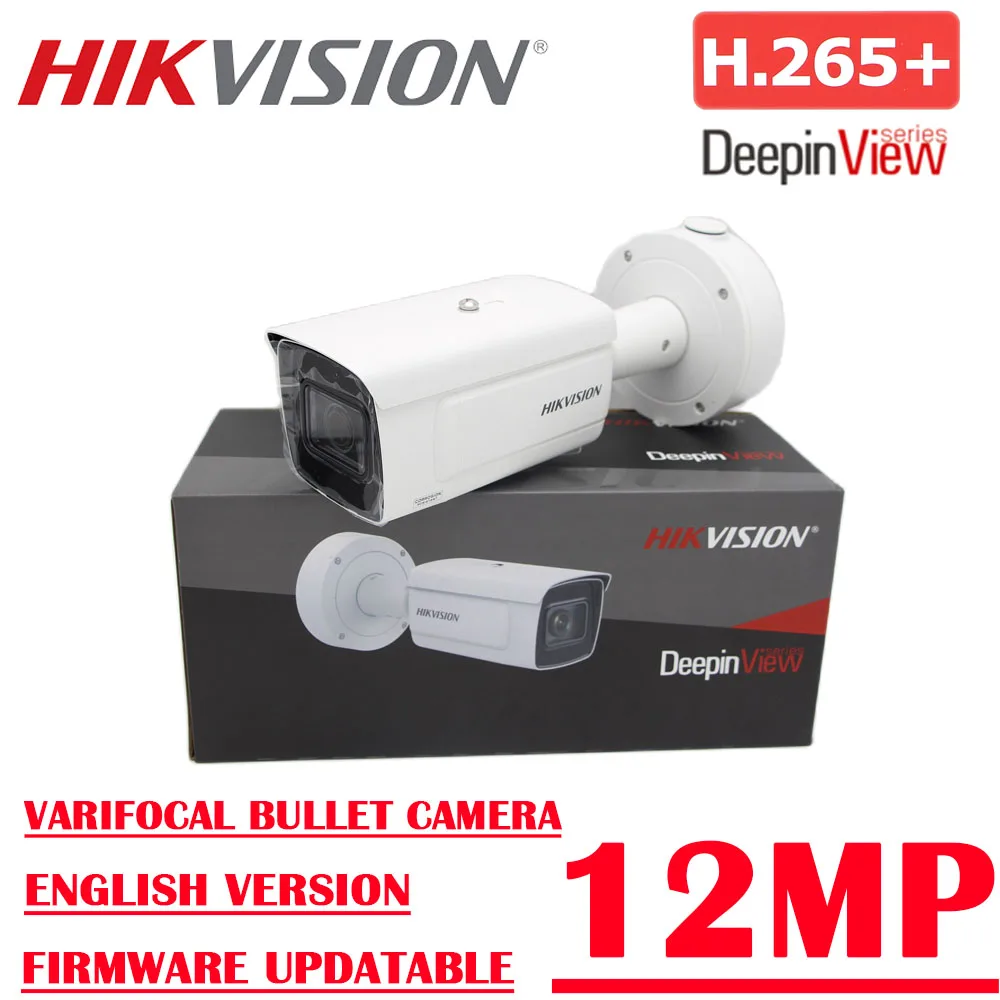 

Hikvision iDS-2CD7AC5G0-IZHSYR 12MP 4K IP CCTV Camera DeepinView Moto l Bullet Network FaceCounting Smart IR50m