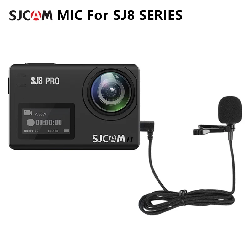 Внешний микрофон SJCAM SJ8 PRO серии Аксессуары для C200 / SJ10X Pro Plus Air Экшн камера|Чехлы