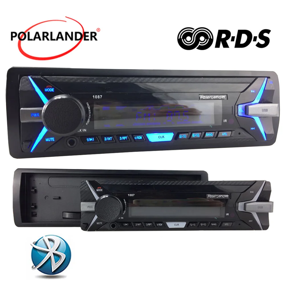 Автомобильный радиоприемник AUX TF SD карта U диск воспроизведение Bluetooth MP3 плеер