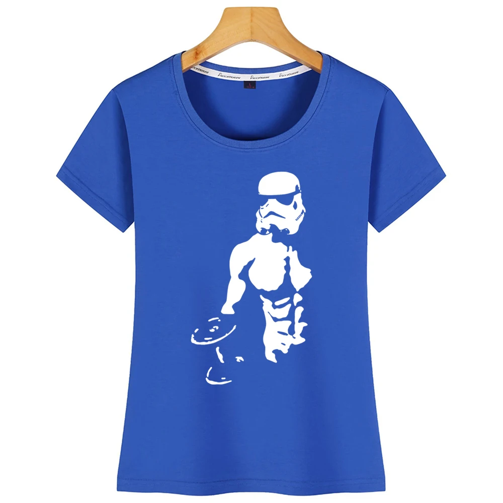 Tops T Shirt Women Bodybuilding Mma Gym Casual Black Cotton Female | Женская одежда