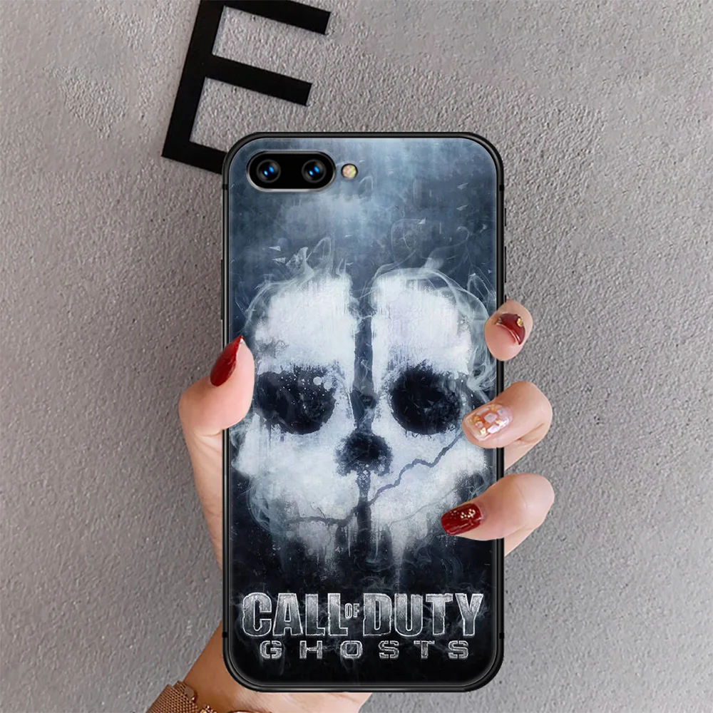 

Call Of Duty COD Phone Case Cover For Huawei Honor Nova 5T 7I 8A 8X 8 9X 9 10 10I 20 30 Pro Lite Black Hoesjes Black Trend Soft