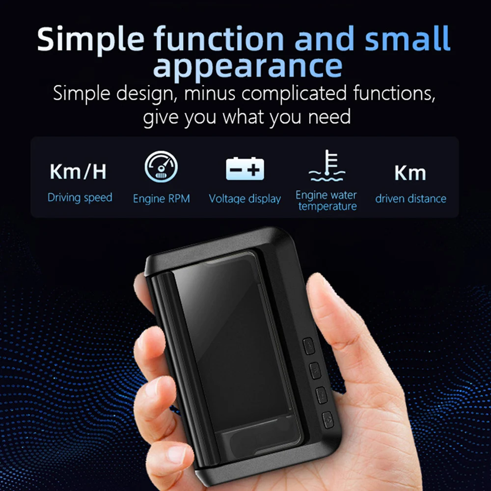 Автомобильный проектор C100 OBD2 HUD цифровой бортовой монитор EUOBD 4x4 автомобильные
